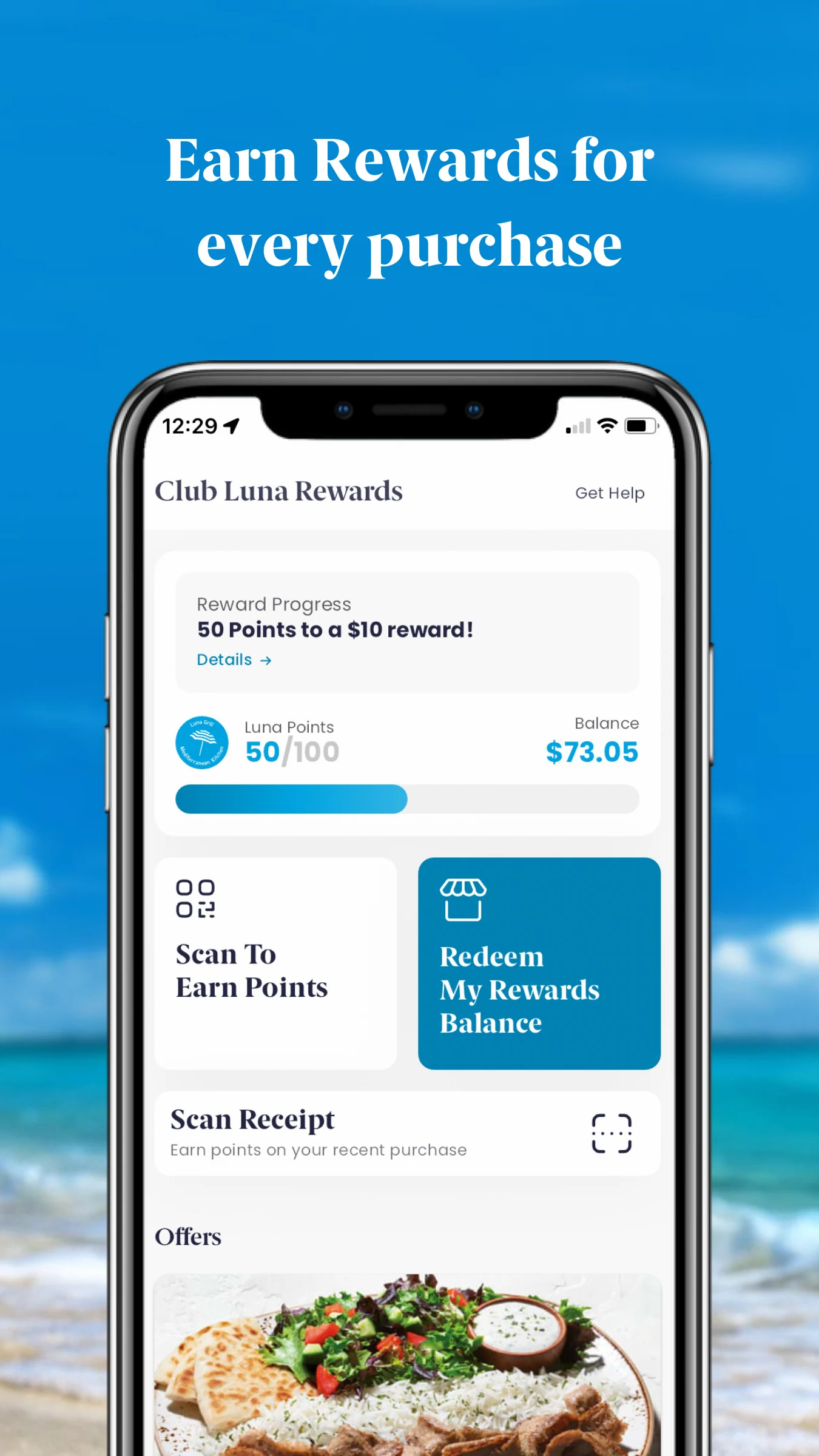 Luna Grill screenshot